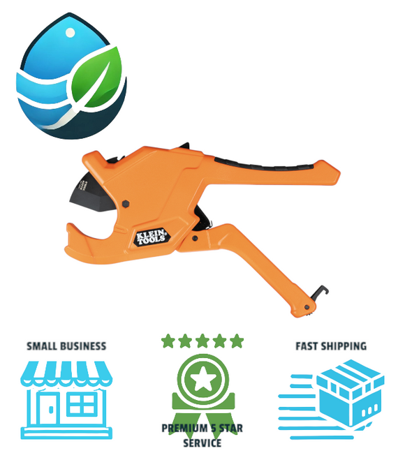 Klein Tools 1-1/4-Inch Ratcheting PVC Pipe Cutter