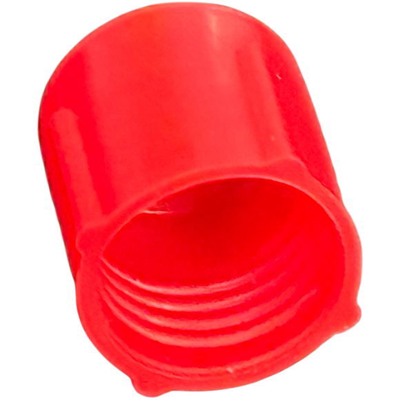 Irrigation Pro Test Cock Dust Caps 1/4" Female FPT, 5 Pack Red, Replacement Test Flare Port Caps for Pressure Vacuum Breakers, RPZ & Double Check Assemblies (DCA)