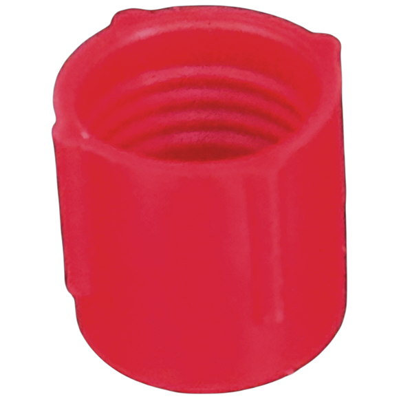 Irrigation Pro Test Cock Dust Caps 1/4" Female FPT, 5 Pack Red, Replacement Test Flare Port Caps for Pressure Vacuum Breakers, RPZ & Double Check Assemblies (DCA)