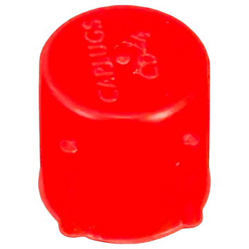 Irrigation Pro Test Cock Dust Caps 1/4" Female FPT, 5 Pack Red, Replacement Test Flare Port Caps for Pressure Vacuum Breakers, RPZ & Double Check Assemblies (DCA) - 0