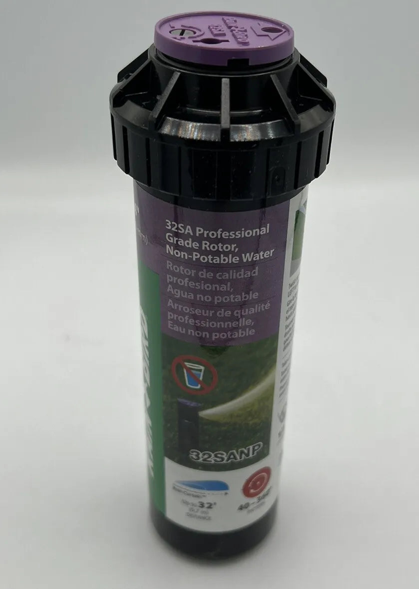 Rain Bird 32SA NP Pop-Up Simple Adjust Gear Drive Rotor Sprinkler Head Purple