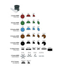 Rainbird Nozzles 15' Quarter - 1,3,5,10 Pack, Adjustable Nozzle 4 Sprinkler Head-2