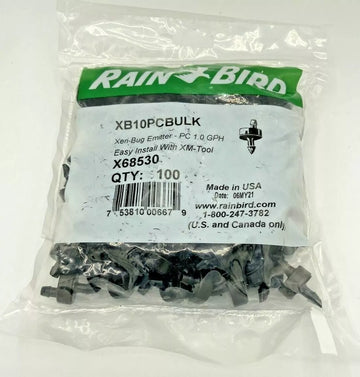 Rain Bird Drip Line Micro Irrigation Drip Emitter - 100 pc Bag 0.5, 1, 2 GPH Pro - 0