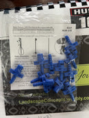 Drip Irrigation Quarter-Circle Fan Micro Spray - 50 Psi Blue Finish 12-Pack 90-3