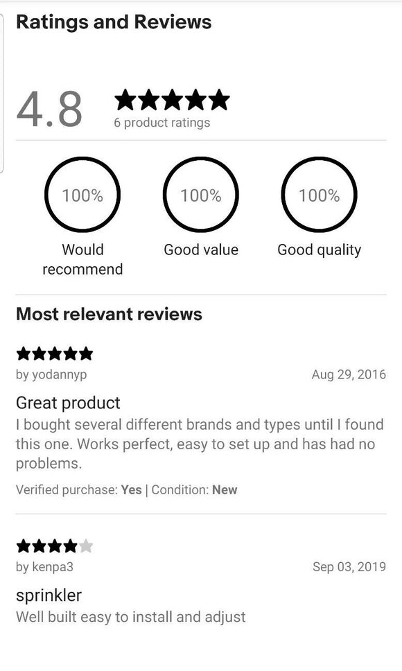 Stainless Steel Rotor Sprinkler,No 52SA,  Rainbird National Sls