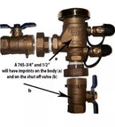 Yellow Jacket - Blue Heron for Febco 765 3/4 inch Repair Kit Lead Free. USA made-4