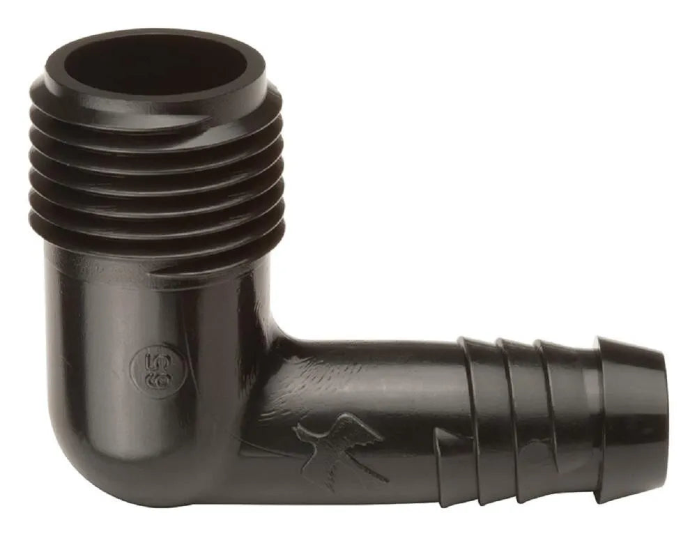 Rain Bird 1/2” Male 3/8" Elbow Spiral EZ Swing / Funny Pipe Fitting