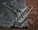 Rust-Proof Galvanized 6" Landscape Pro Staples, Weed Barrier & Fabric Pins, 25 to 250 Packs-1
