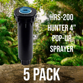 5X New HRS-200 Spray Head Hydro-Rain-Pop-Up 4" Sprinkler - Nozzle Loss Protect