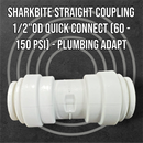 SharkBite Straight coupling 1/2"OD quick connect (60 - 150 psi) - Plumbing Adapt-1