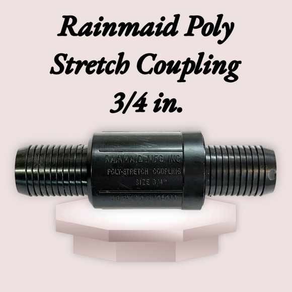 Rainmaid Poly Stretch Coupling 3/4  in.