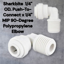 Sharkbite  1/4" OD. Push-To-Connect x 1/4" MIP 90-Degree Polypropylene Elbow-1