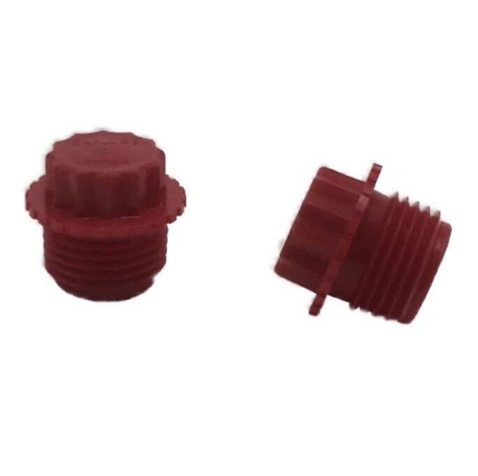 2 Pack 1/4" Test Cock Dust Cap Plastic Cap 1/4 In Male Fitting Backflow PVB Pro