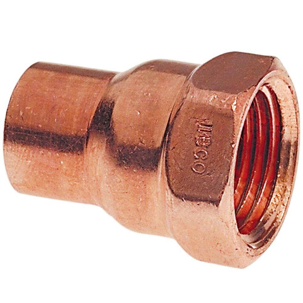 Nibco Copper - 1/2" Female Adapter Fitting - 1,3,5, & 10 Pack - Landscape Pro