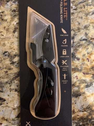 BLACK GERBER E.A.B. LITE CLIP  FOLDING KNIFE NEW EDITION Compact Utility Knife - 0