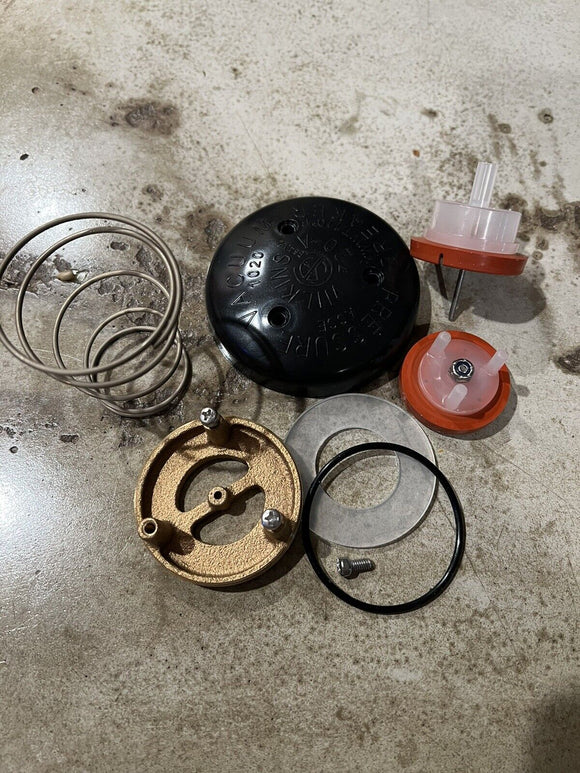 OEM 1/2 in to 1 in Zurn Wilkins 720A PVB Total Repair Kit Parts Bonnet Canopy