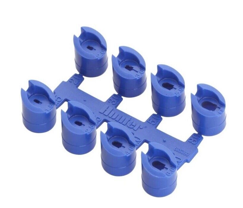 OEM Hunter Sprinkler BLUE Nozzles for PGP-ADJ Series 665300 W FREE Adj Key New