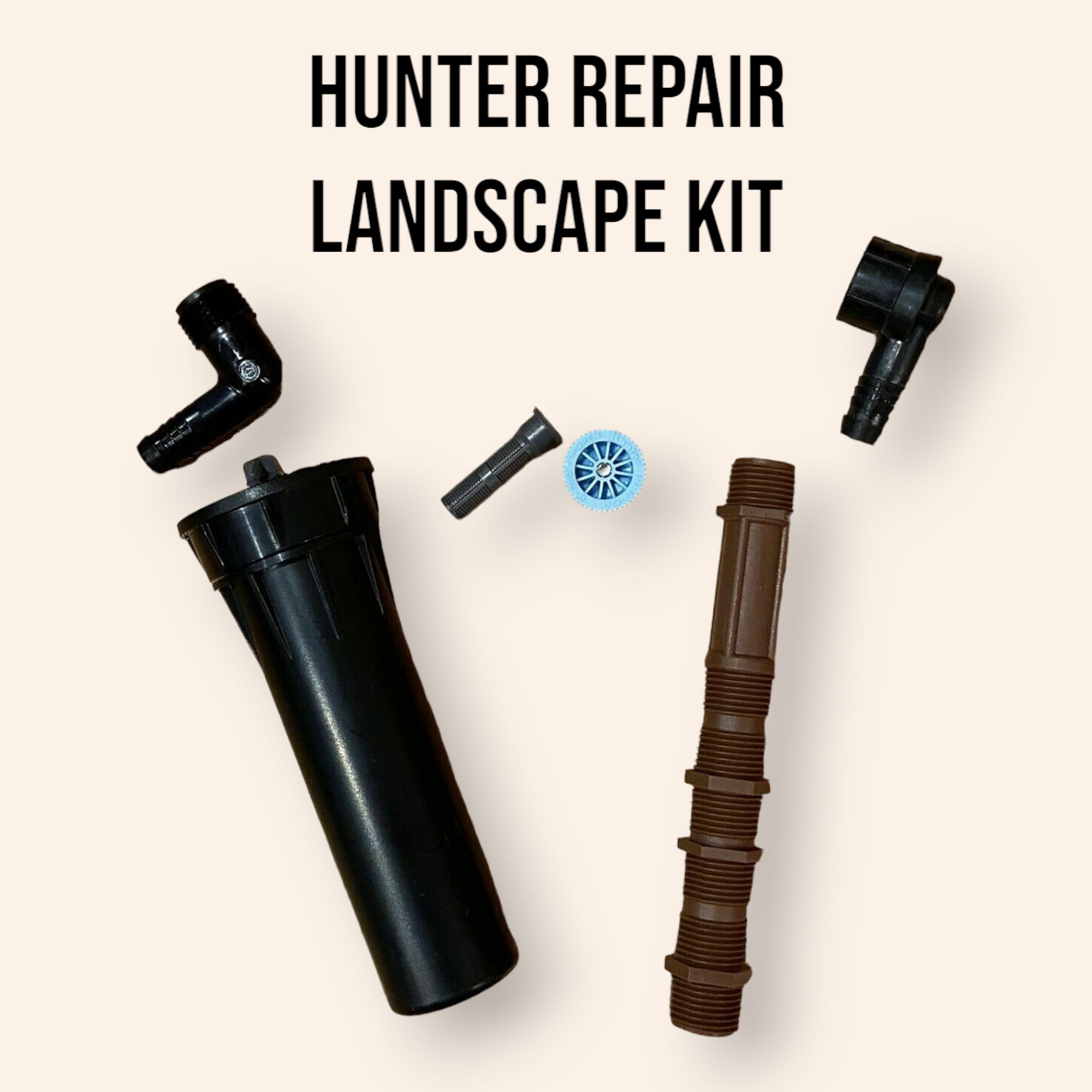 Hunter Repair Landscape Kit - Heads, Nozzles, & Sprinkler Tools Included