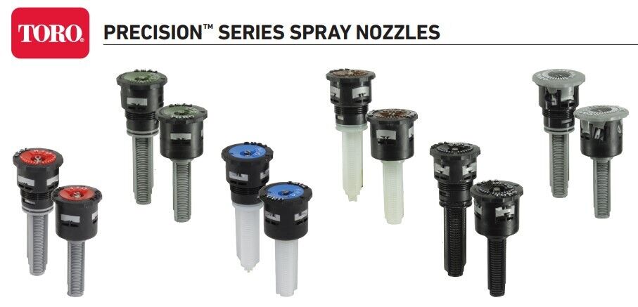 Toro Precision Series 5' 8' 10' 12' 15' High Efficiency Spray Nozzles w Filter