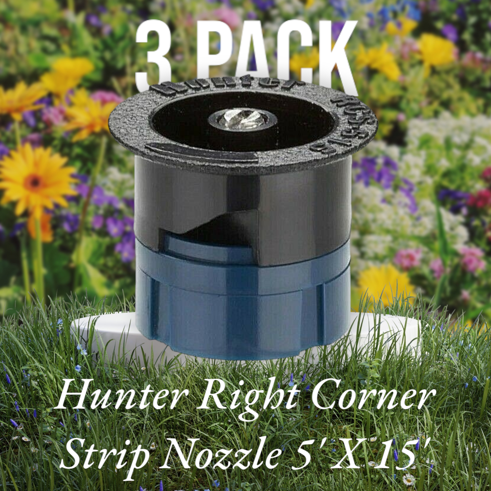 Hunter Right Corner Strip Nozzle  5' X 15',  1.5m x 4.5m RCS-515 3-Pack