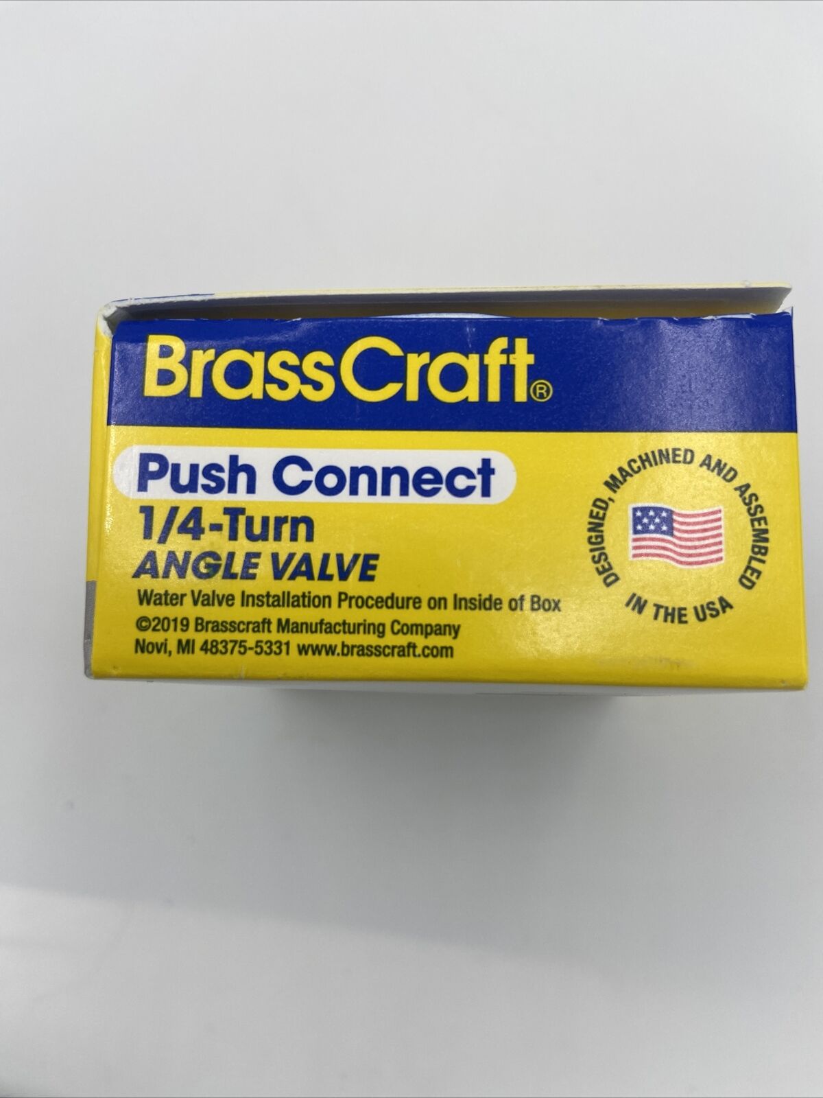 Brasscraft G2PS19X C1 1/2 in. 3/8 in. Brass Shut-Off Valve