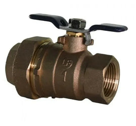 1" FPT Union Ball Valve Non Tapped Test Port Lead Free Backflow PVB 1 in Febco