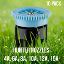 Hunter Nozzles - Radius 4A, 6A, 8A, 10A, 12A, 15A, or 17A - Landscape Pro - 10Pk-3