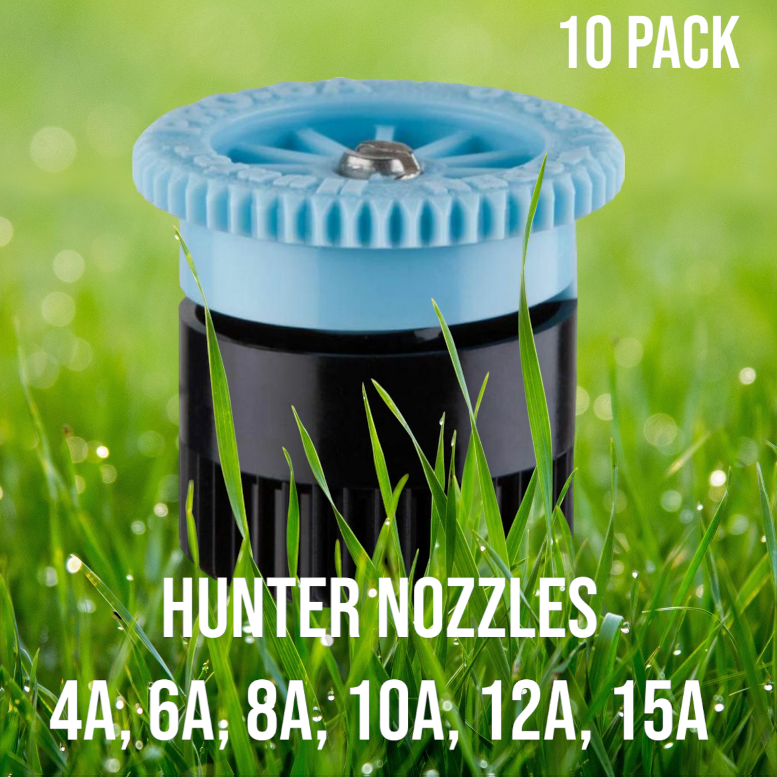 Hunter Nozzles - Radius 4A, 6A, 8A, 10A, 12A, 15A, or 17A - Landscape Pro - 10Pk - 0