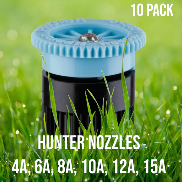 Hunter Nozzles - Radius 4A, 6A, 8A, 10A, 12A, 15A, or 17A - Landscape Pro - 10Pk