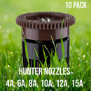 Hunter Nozzles - Radius 4A, 6A, 8A, 10A, 12A, 15A, or 17A - Landscape Pro - 10Pk-6