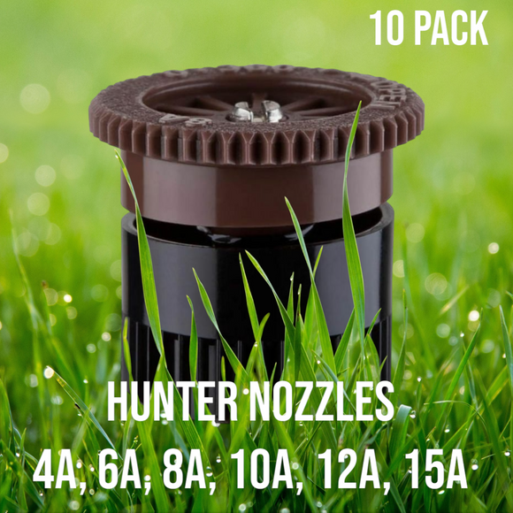 Hunter Nozzles - Radius 4A, 6A, 8A, 10A, 12A, 15A, or 17A - Landscape Pro - 10Pk