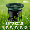 Hunter Nozzles - Radius 4A, 6A, 8A, 10A, 12A, 15A, or 17A - Landscape Pro - 10Pk-4