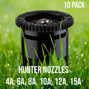 Hunter Nozzles - Radius 4A, 6A, 8A, 10A, 12A, 15A, or 17A - Landscape Pro - 10Pk-7