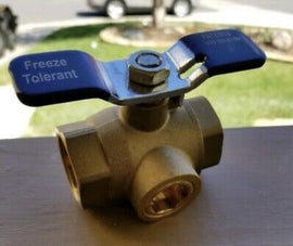 OEM Febco OR Freeze Tolerant Ball Valve w Freeze Plug PVB Repair - 1" or 3/4" - 0