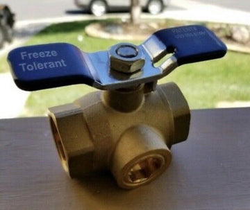 OEM Febco OR Freeze Tolerant Ball Valve w Freeze Plug PVB Repair - 1" or 3/4" - 0