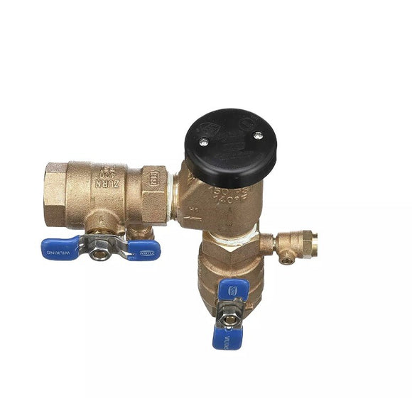 1" 710 Pressure Vacuum Breaker Assembly Tapped Ball Valve Freeze Resistant -ZURN