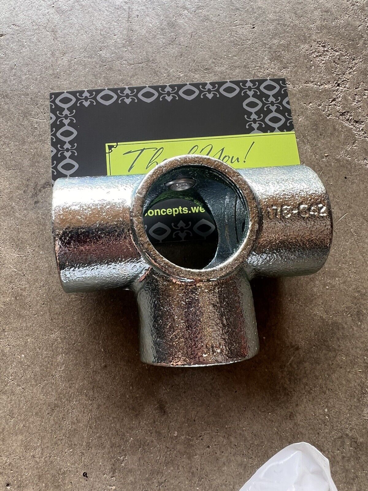 SteelTek 1-1/4-in x Cross Galvanized Steel Structural Pipe Fitting #737821 - 0