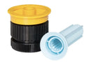 10 Pack Rain Bird 4 AP Adjustable Pattern Sprinkler Nozzle, 0 - 360 deg, 4 ft-1