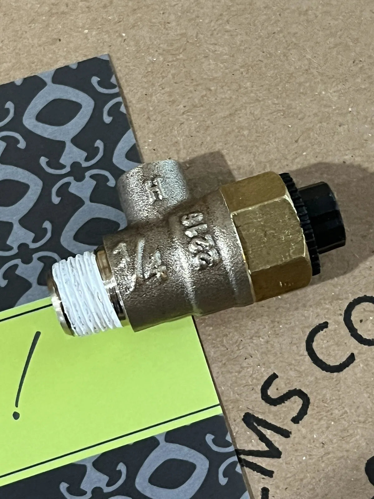 OEM Watts Febco Ames 1/4" Male X 1/4" Female Test Cock - For Backflow Preventer