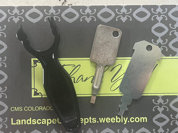 3X Toro Sprinkler Adjustment Tool Pack Key - Irrigation Rotor Nozzle Pro Set Kit