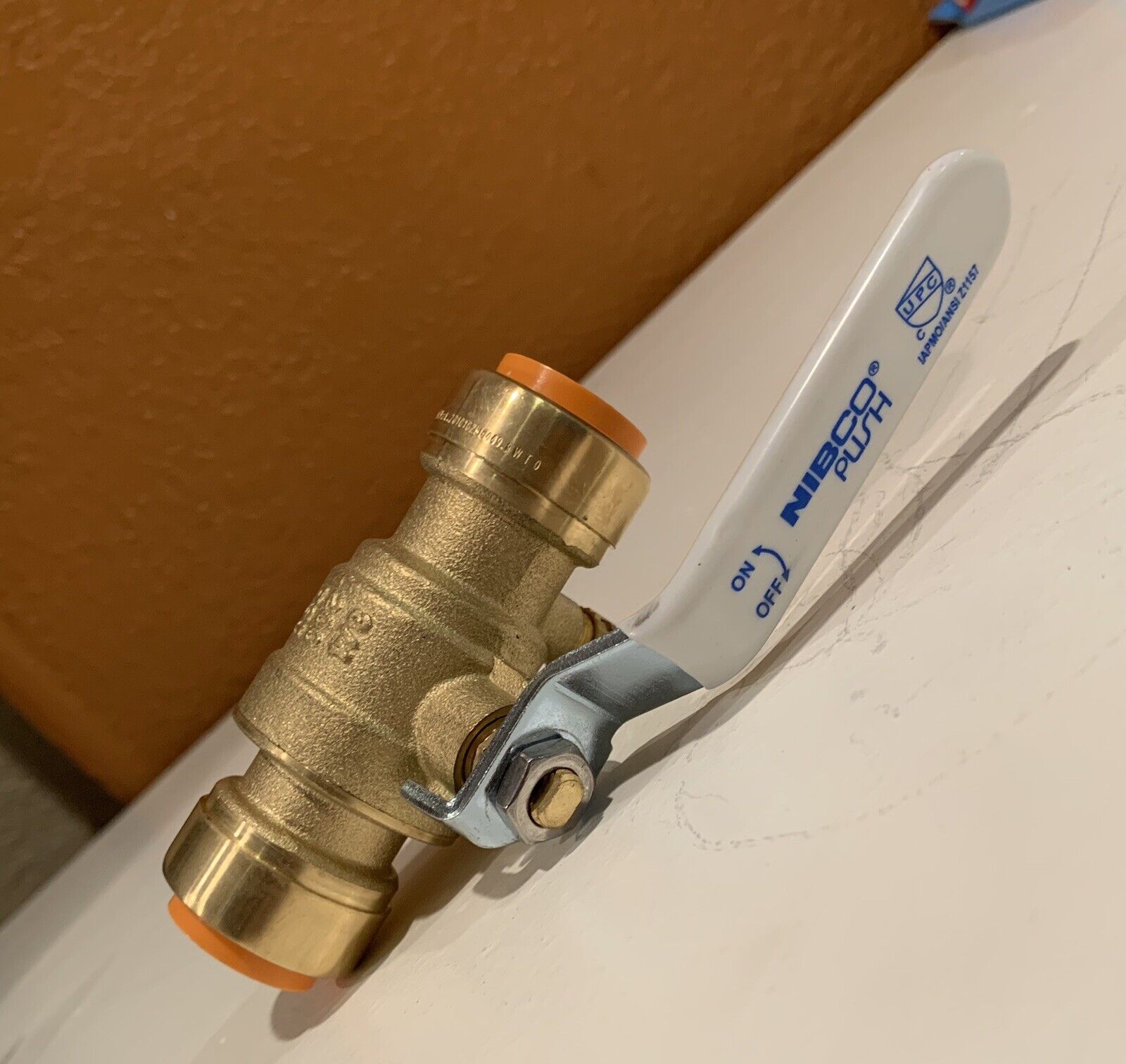 Ball Valve 3/4" - Nibco Push - Included w Drain