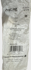 Proline Mueller Brass Pipe Nipple 3/4" MPT x 6" Straight Adapter Fitting-4