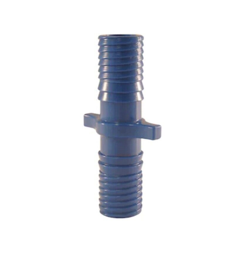 3 Pack Apollo 3/4 in. Blue Twister Polypropylene PVC Insert Barb Coupling Poly