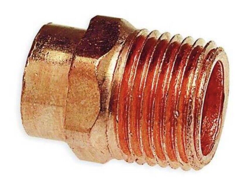 Everflow, 1/2"  X 3/4” Male Adapter C X M - Copper Fittings M66736