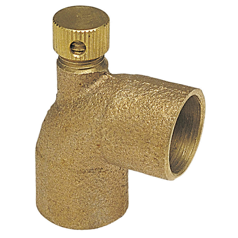 NIBCO 705D 1 Vent Elbow,Cast Bronze,1" Tube,CxC