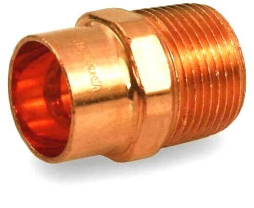 Everflow, 1/2" Male Adapter C X M - Copper Fitting M66733