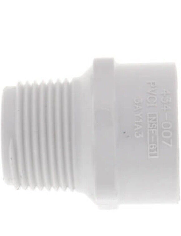 3/4 Inch PVC Sch. 40 Female x Male Riser Extension NPT 3/4
