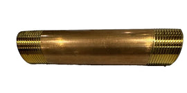 Proline Mueller Brass Pipe Nipple 3/4" MPT x 6" Straight Adapter Fitting - 0