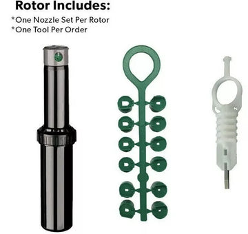 K-Rain 10003-CV Super Pro Rotor Flow Shut off 3/4" Inlet, 5" Riser, Easy Arc - 0