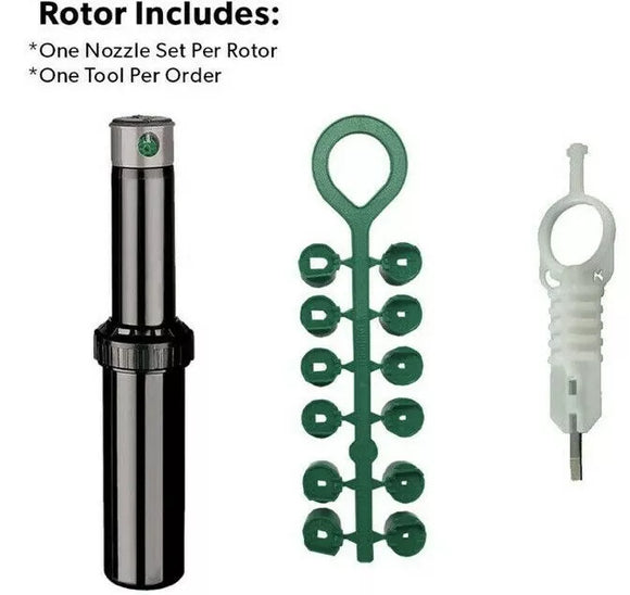 K-Rain 10003-CV Super Pro Rotor Flow Shut off 3/4" Inlet, 5" Riser, Easy Arc